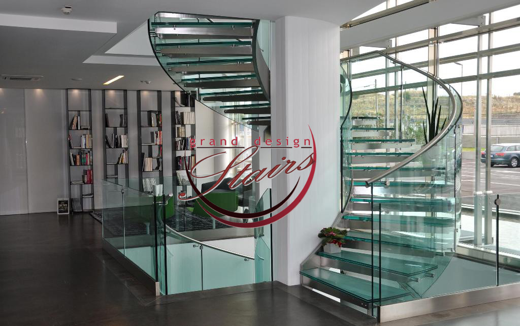 Glass Stairs - Glass Steps - Structural Glass Railings