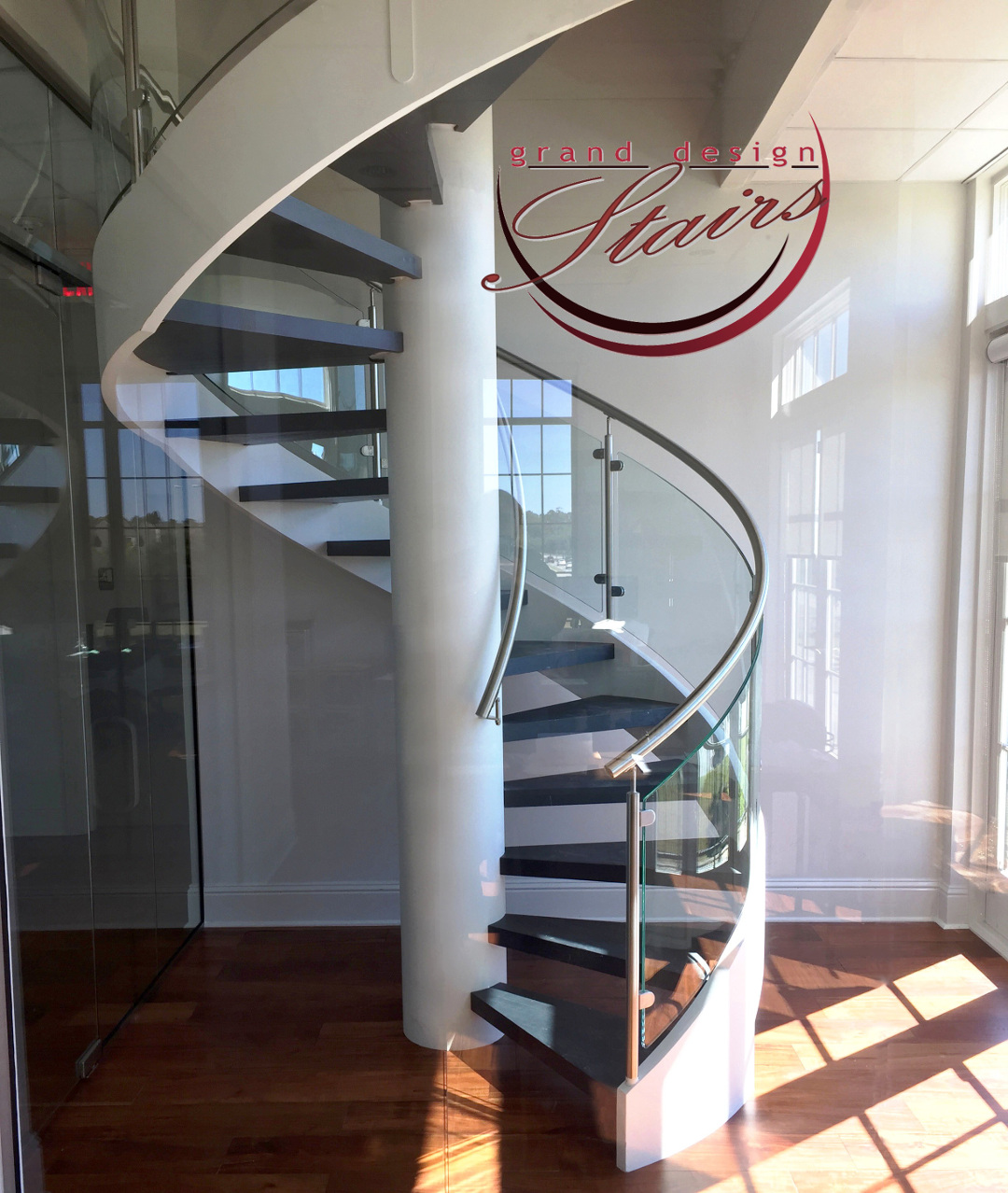 Glass Spiral Staircase in Louisiana Staircase Project details