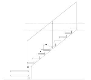 Floating Stairs design and structurally sound cantilever staircases